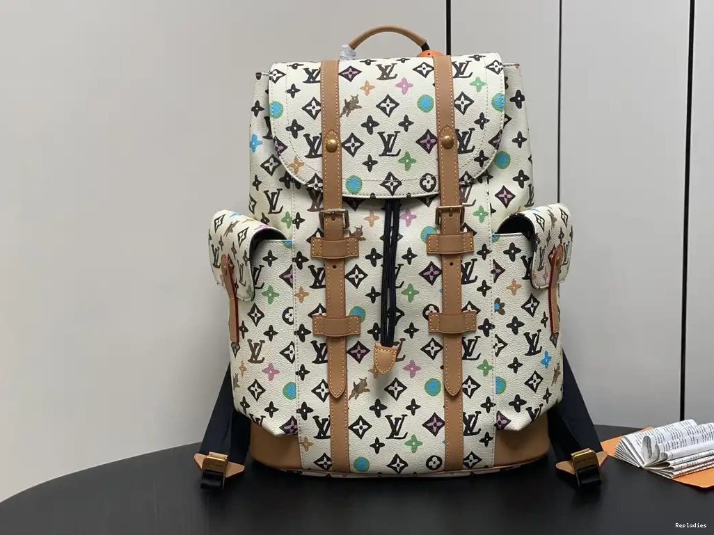 Cheap VUITTON LOUIS CHRISTOPHER Backpack-41*48*13CM 0517
